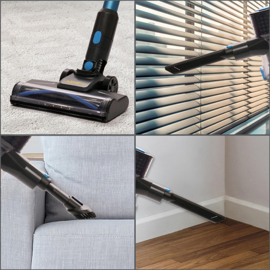 Lloytron E8211BL Homelife 150W 'Tornado Cx15' 22.2V Cordless Cyclone Vacuum