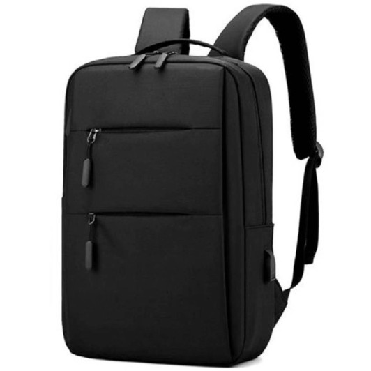 Groov-e GVPC12BK Laptop Backpack with 5 Compartments & USB Port - Black