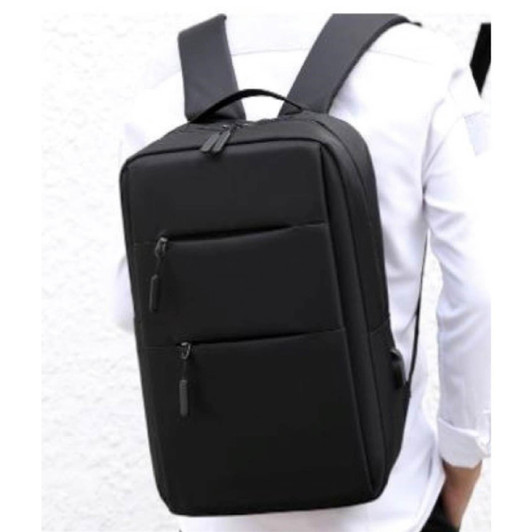 Groov-e GVPC12BK Laptop Backpack with 5 Compartments & USB Port - Black