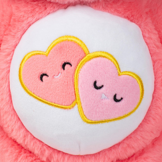 Care Bears Eco-Friendly Plush Toy 14" Love-A-Lot Bear Toy - Pink
