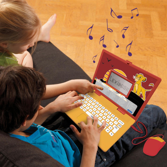 Lexibook JC598ANI1 The Lion King Bilingual Educational Laptop with 124 Activites