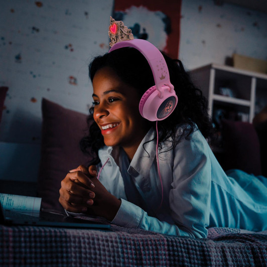 Lexibook HPBT015DP Disney Princess 2-in-1 Bluetooth Headset Headphones