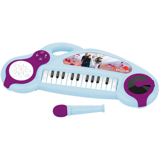 Lexibook K704FZ Disney Frozen Electronic Keyboard with Microphone & Lights