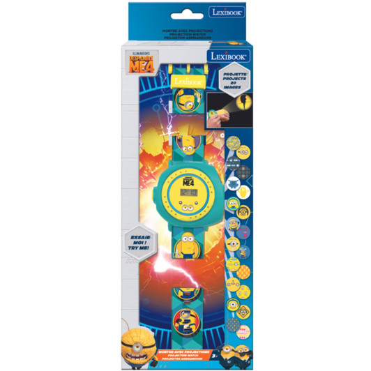 Lexibook DMW050DES Despicable Me Minions Children's 20 Images Projection Watch