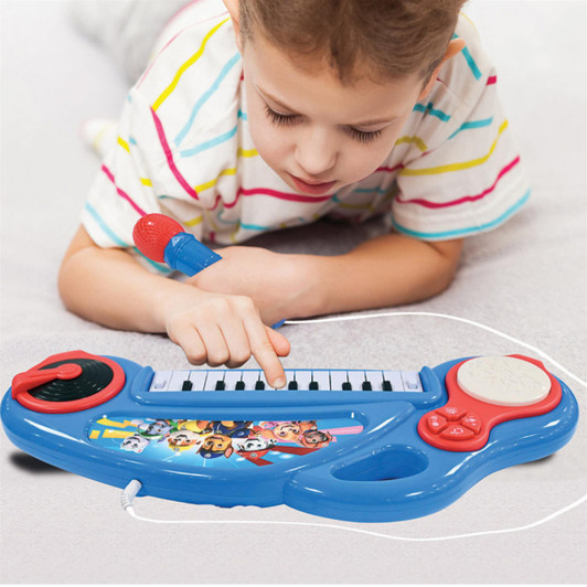 Lexibook K704PA Paw Patrol Electronic Keyboard with Microphone & Lights