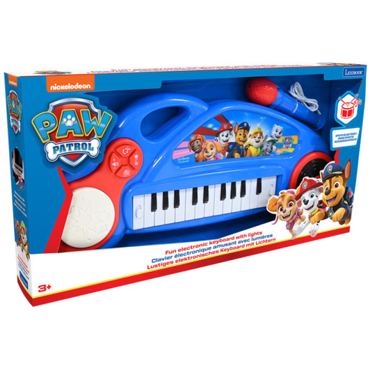 Lexibook K704PA Paw Patrol Electronic Keyboard with Microphone & Lights