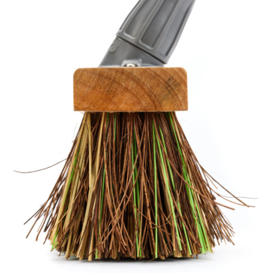 Buffalo 10.5'' Stiff Bassine Mix Scavenger Broom Head For Outdoor Sweeping Tasks