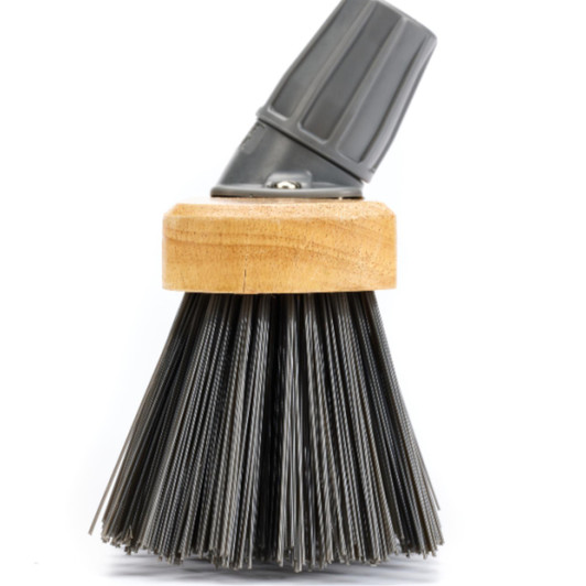 Buffalo 12'' Stiff PVC Sweeper Broom Head For Tough Indoor and Outdoor Surfaces