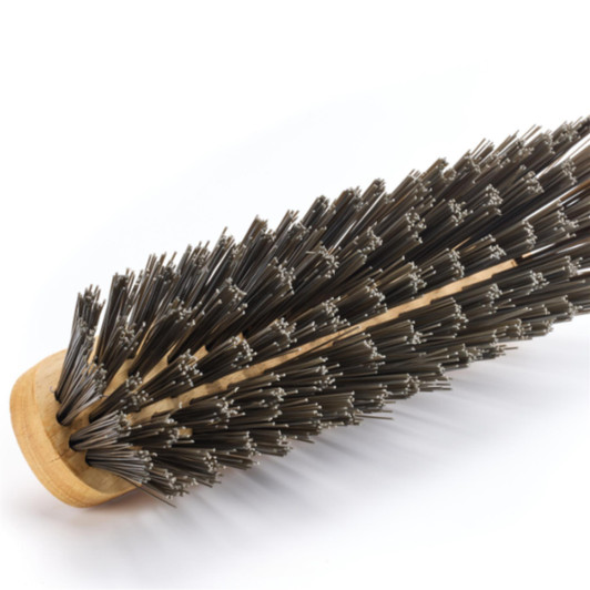 Buffalo 12'' Stiff PVC Sweeper Broom Head For Tough Indoor and Outdoor Surfaces