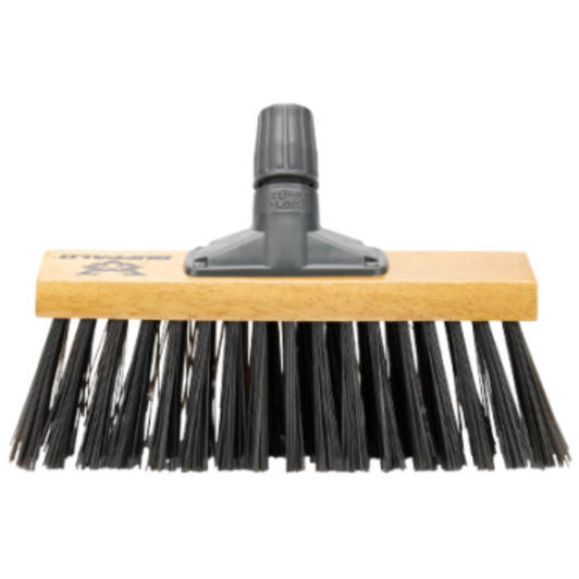 Buffalo 13'' Stiff PVC Scavenger Broom Head For Outdoor Sweeping Tasks