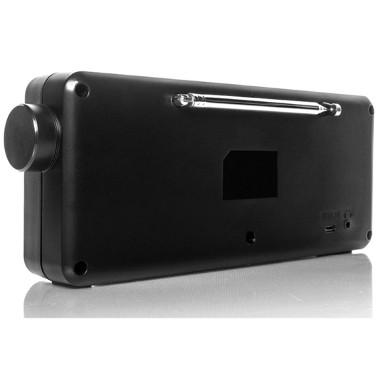 Groov-e GVDR07BK Vienna Rechargeable Stereo DAB/FM Digital Radio - Black