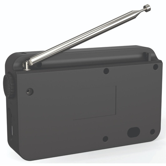 Groov-e GVDR10BK Madrid Recahargeable Stereo DAB/FM Bluetooth Radio