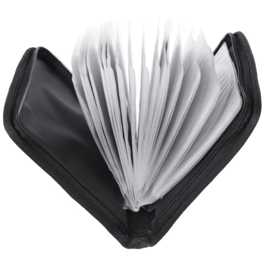 Groov-e GVPC09BK Portable CD/DVD Wallet with 40 Disc Capacity - Black