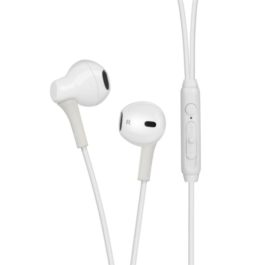 Groov-e Digital Buds USB-C Wired Earphones Remote Mic & Volume Control White