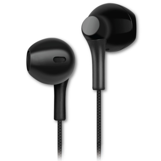 Groov-e Digital Buds USB-C Wired Earphones│Remote Mic & Volume Control - Black