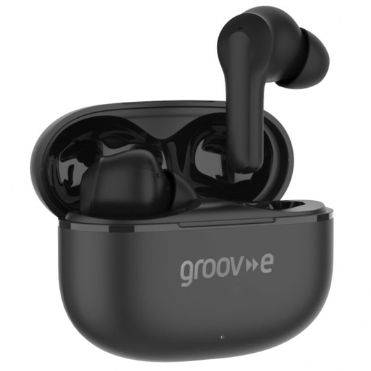 Groov-e GVTW09BK Sound Buds True Wireless Earphones with Charging Case - Black