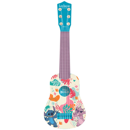 Lexibook K200D Disney Stitch My First Guitar with 6 Nylon Strings For Children