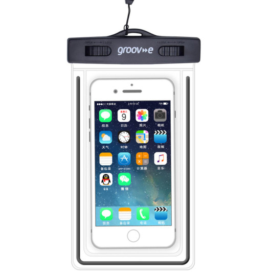 Groov-e GVMP156 Waterproof Pouch For Smartphones upto 6.8" IPX8