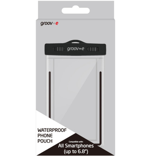 Groov-e GVMP156 Waterproof Pouch For Smartphones upto 6.8" IPX8
