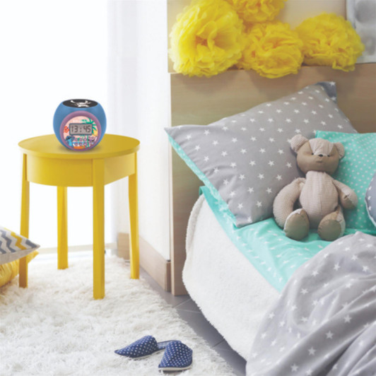 Lexibook RL977D Disney Stitch Childrens Projector Clock with Timer & Night light