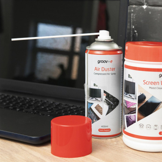 Groov-e GVPC06 Air Duster Compressed Air Spray 400ml For Electronics Device