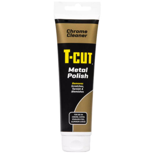 T-Cut Metal Polish Chrome Brass Stainless Steel Nickel Copper Aluminium 150g