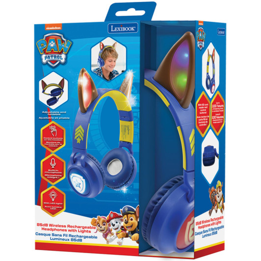 Lexibook HPBT015PA Paw Patrol 3D Design Bluetooth Headset Headphones - Blue