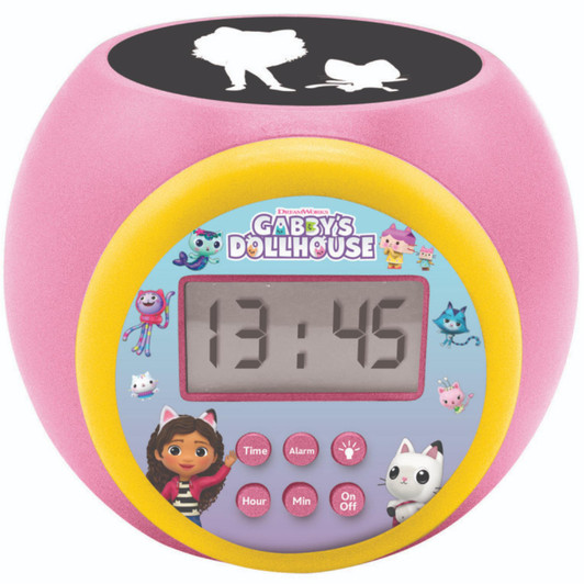 Lexibook Gaqby's Dollhouse Childrens Projector Clock with Timer and Night Light