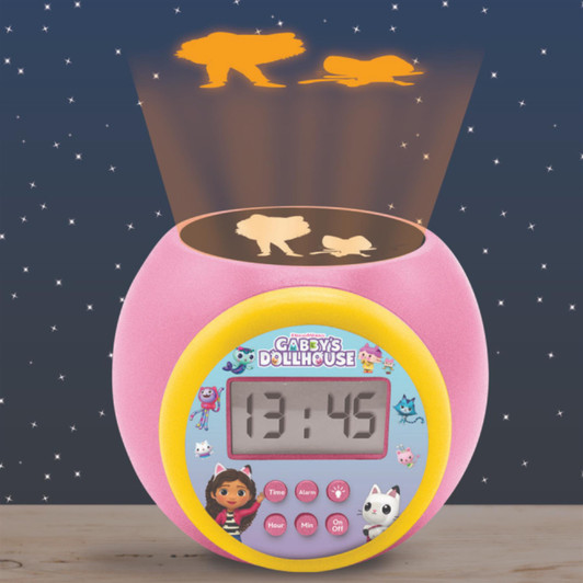 Lexibook Gaqby's Dollhouse Childrens Projector Clock with Timer and Night Light