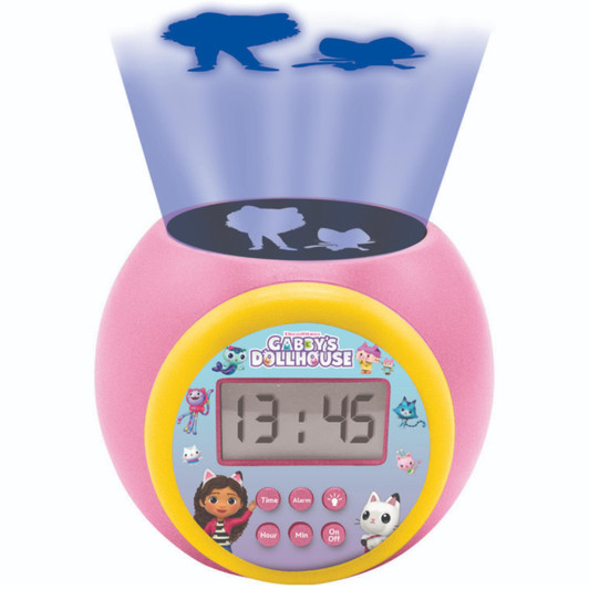 Lexibook Gaqby's Dollhouse Childrens Projector Clock with Timer and Night Light