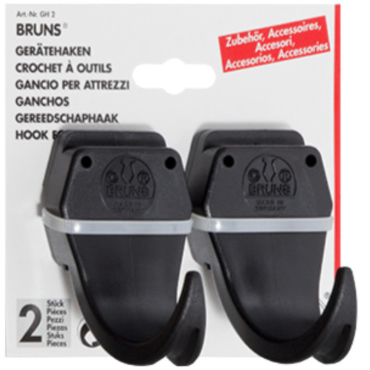 Bruns Tool Hooks Pack of 2 Maximum Load Capacity 10kg For Grips Bulky Objects