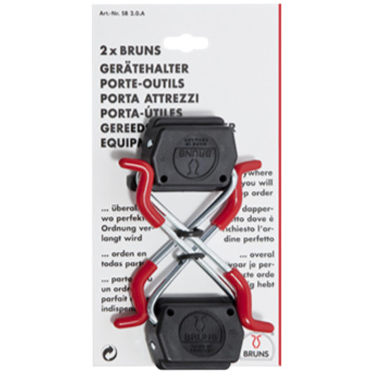 Bruns Tool Holders Pack of 2 Maximum Load Capacity 10kg For Grips Bulky Objects