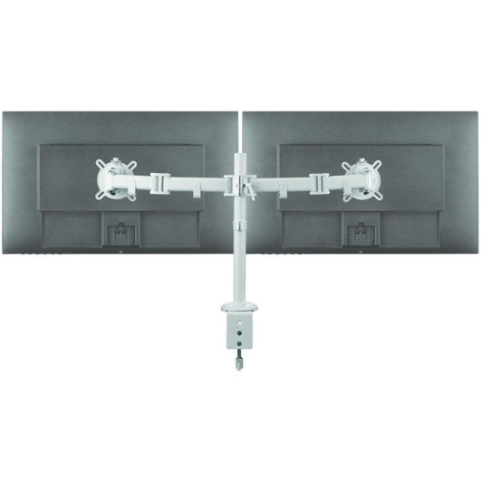 One For All DM2220 Smart Universal Dual Monitor Arm Mount - White