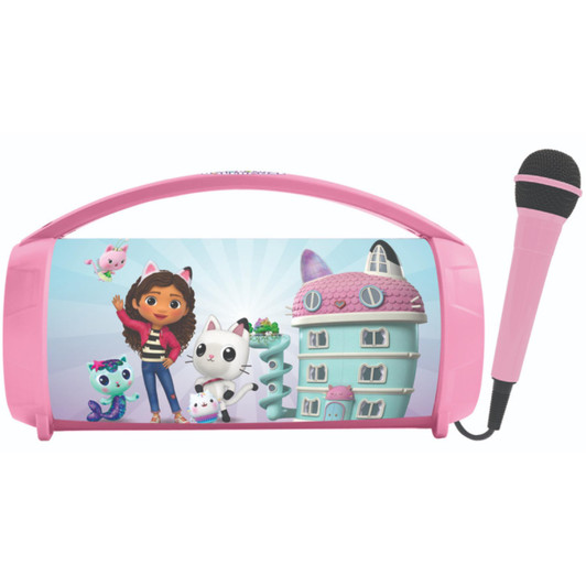 Lexibook Gabby's Dollhouse Bluetooth Speakers with Lights & Mic