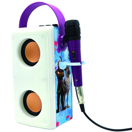 Lexibook Disney Frozen Luminous Bluetooth Speakers with Lights & Mic - Blue