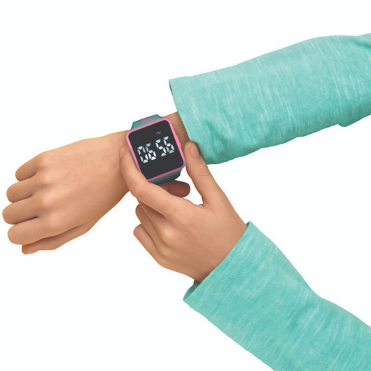 Lexibook DMW060GDH Gabby's Dollhouse LED Digital Watch For Small Wrists - Blue