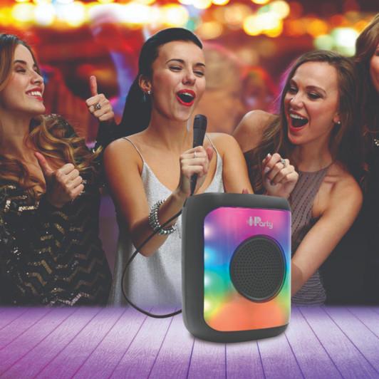 Lexibook K8310 iParty Flame Bluetooth Speaker with Mic and Party Lights