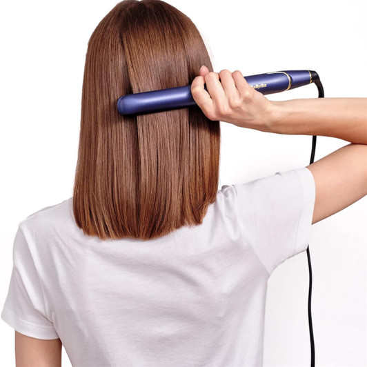 BaByliss 2516U Midnight Luxe Hair Straighteners Titanium Ceramic - Blue