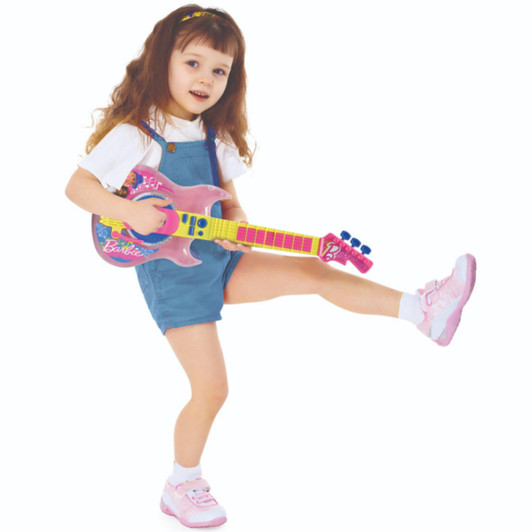 Lexibook K260BB Barbie Electronic Guitar and Glasses with Mic For 3y+ Kids