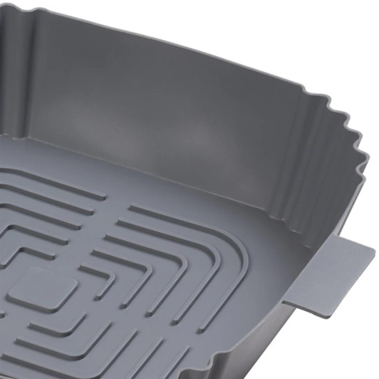 Chef Aid Square Silicone Air Fryer Liner Tray 20 x 19.5 x 5cm