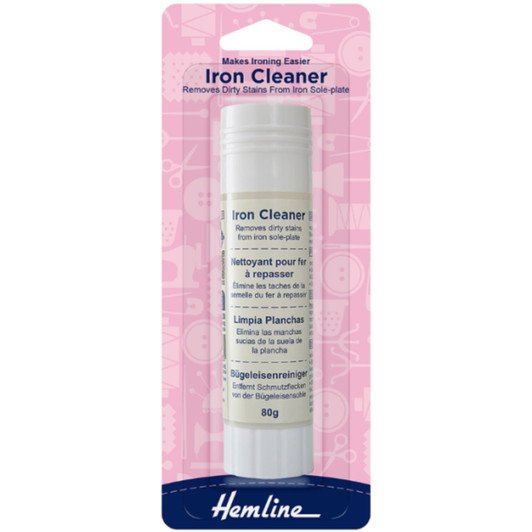 Hemline Iron Cleaner Stick Removes Dirty Stains Starch & Burn Marks From Iron