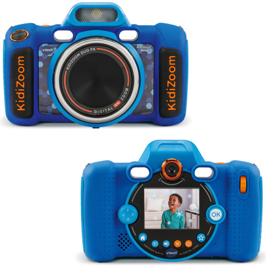 VTech KidiZoom Duo FX 8MP Kids Camera with Colour Screen - Blue