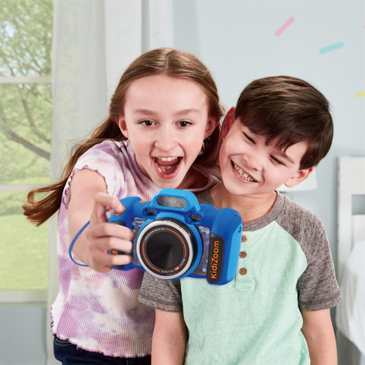 VTech KidiZoom Duo FX 8MP Kids Camera with Colour Screen - Blue