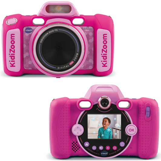VTech KidiZoom Duo FX 8MP Kids Camera with Colour Screen - Pink