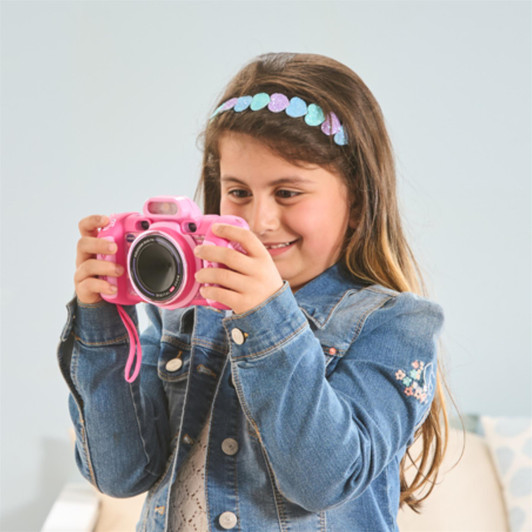 VTech KidiZoom Duo FX 8MP Kids Camera with Colour Screen - Pink