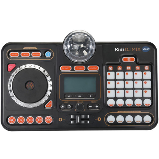 VTech Kidi DJ Mix Toy For Kids with 15 Built-in Tracks and Bluetooth - Black