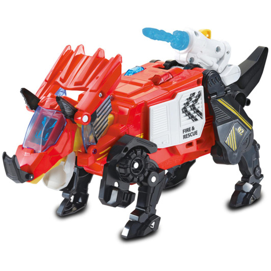 VTech Switch & Go Dinos Hero The Triceratops Interactive Dinosaur Toy - Red