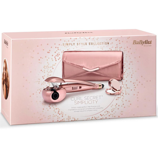 BaByliss 2663RGU Rose Gold Curl Secret Simplicity Hair Styler Gift Set