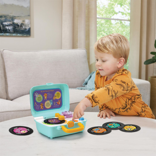VTech My 1st Record Player with Jazz, Pop, Techno, Country and Hip Hop Music