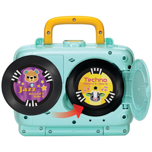 VTech My 1st Record Player with Jazz, Pop, Techno, Country and Hip Hop Music